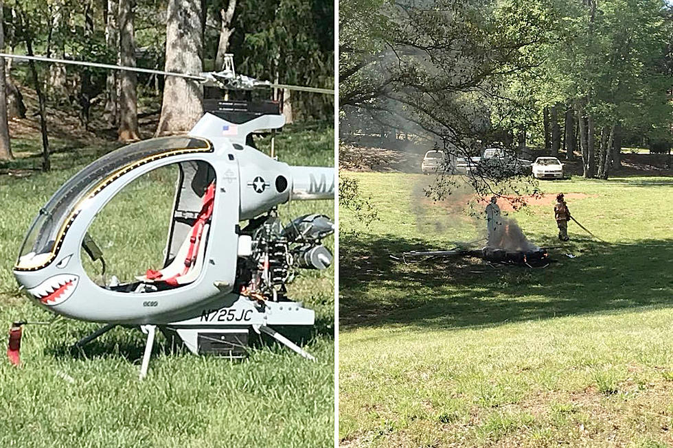 Lottery Winner Buys Helicopter, Crashes It In His Front Yard