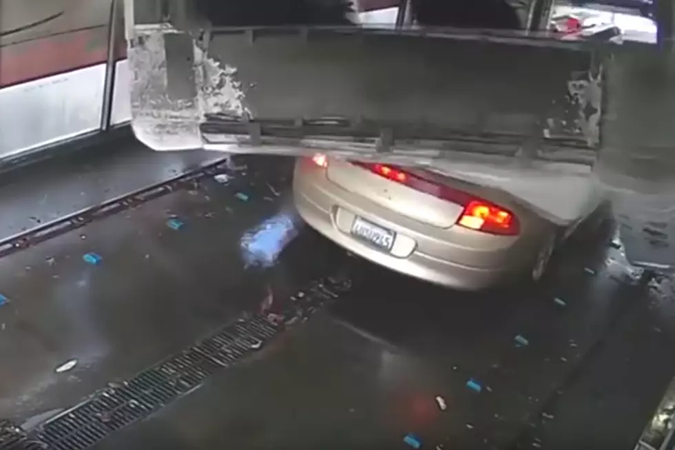 Car Gets Crushed By Car Wash After Not Following Directions