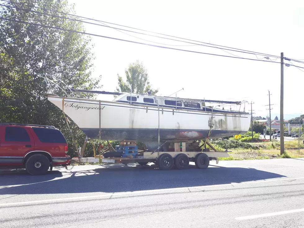 Duct Taped Used to Haul Sailboat