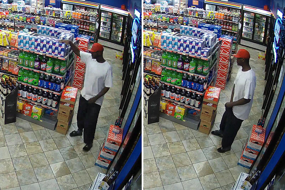 Thief Stashes Packs of Red Bull in Pants
