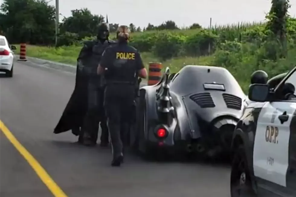 Batman Gets Pulled Over For a Photo With the Cops