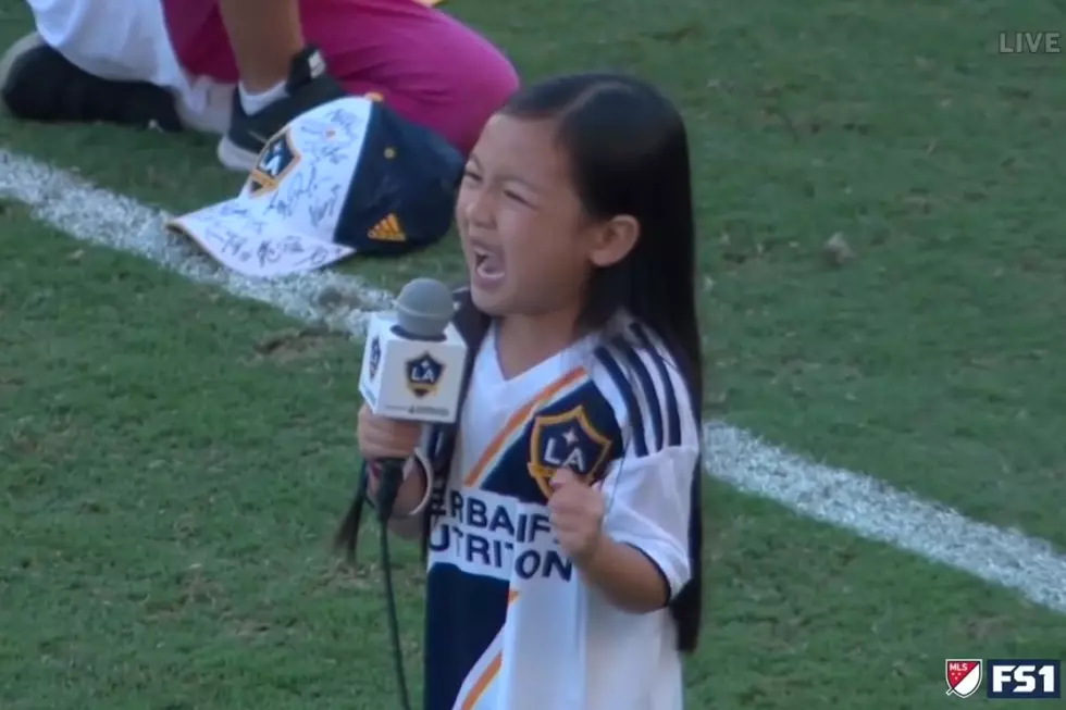 7-Year-Old Delivers Amazing National Anthem Performance