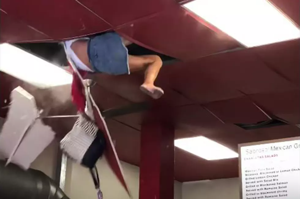 Drugged-Out Woman Falls From Restaurant’s Ceiling