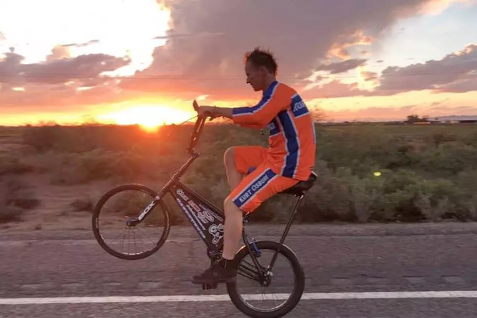 Cyclist Attempts to Wheelie From California to Florida