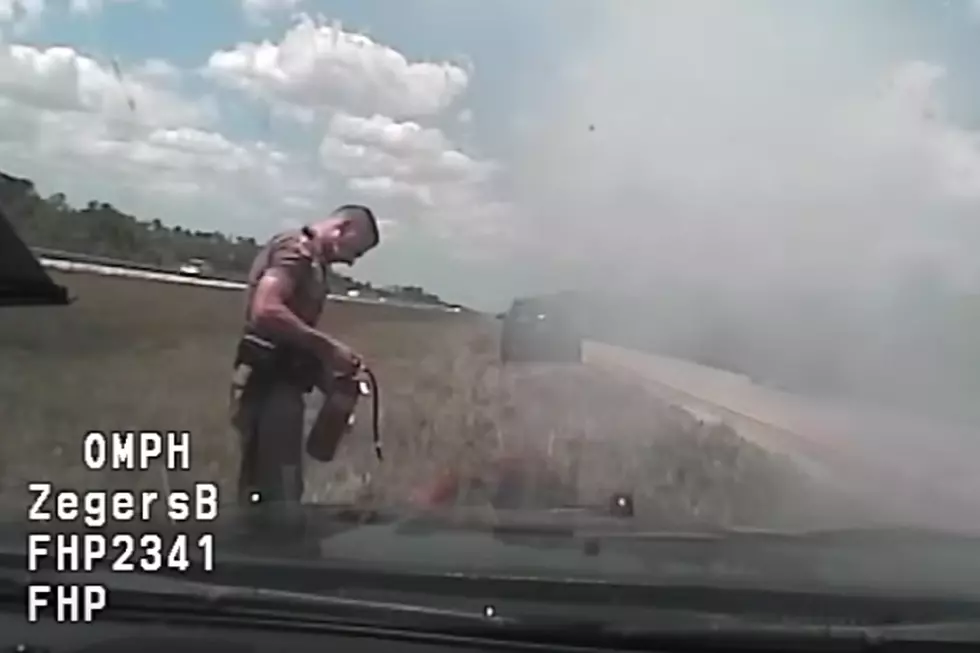 Florida Highway Patrolman Hits 142 MPH in Pursuit, Catches Cruiser on Fire