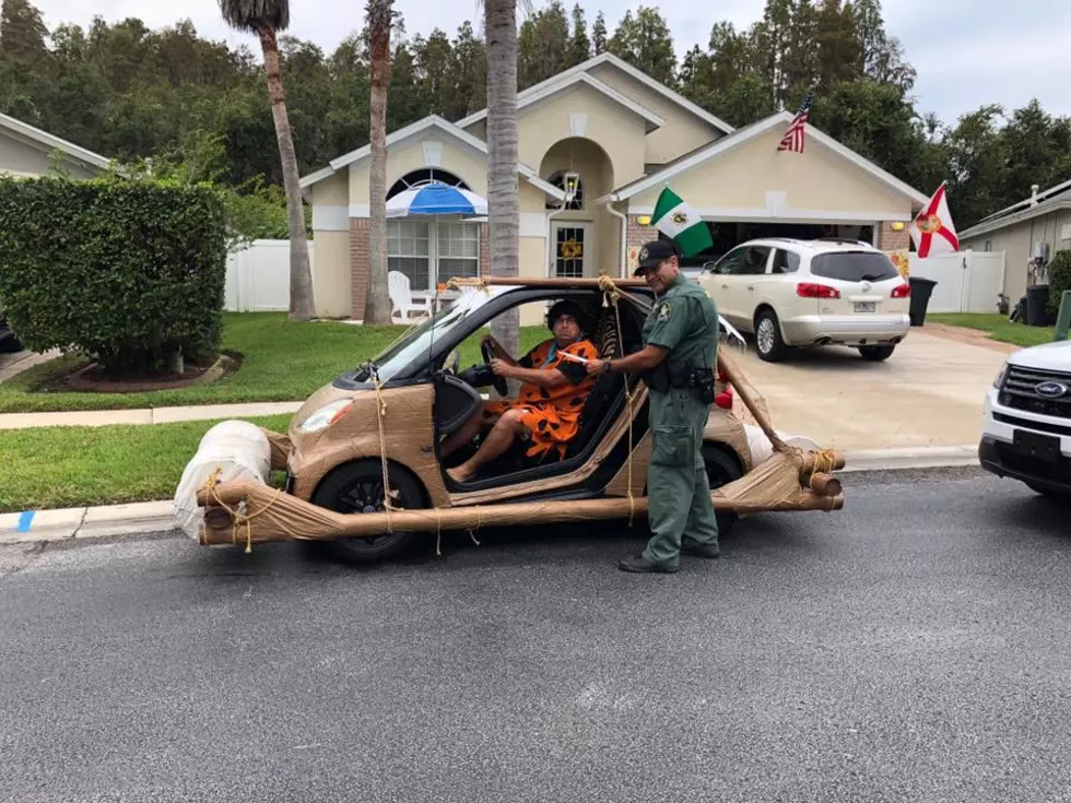 Fred Flintstone Pulled Over, &#8220;Footmobile&#8221; Seized in Comedic Traffic Stop