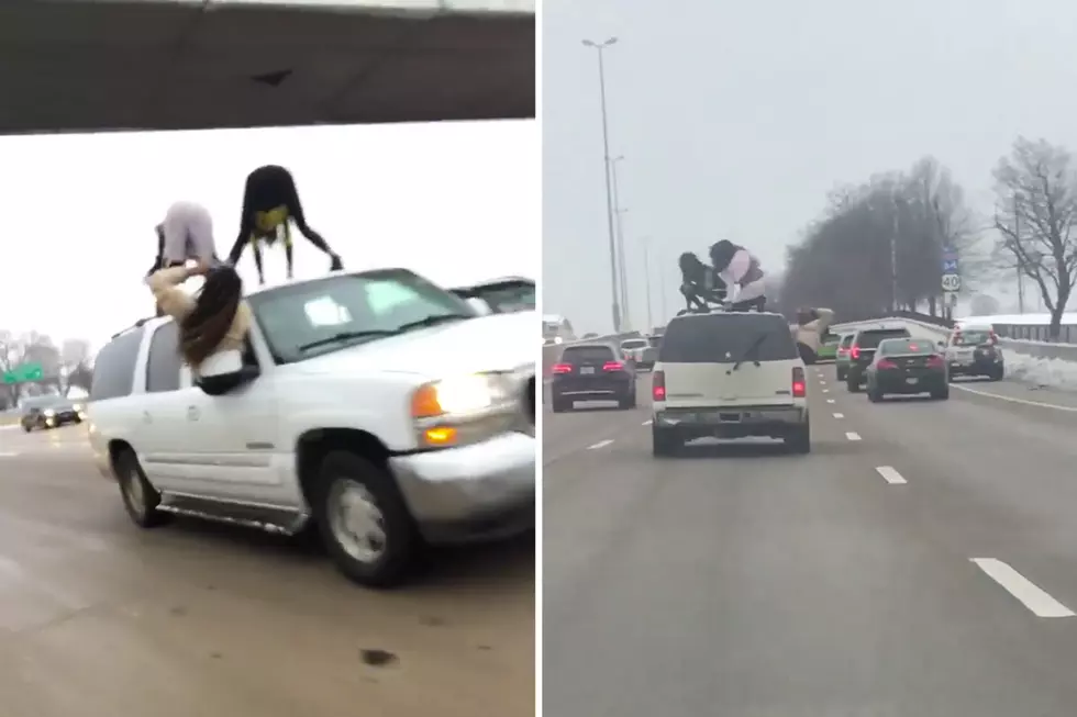 Two Women Filmed Twerking On Top of SUV in Traffic