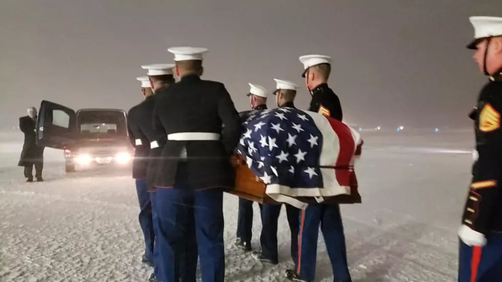 Blizzard Conditions Couldn&#8217;t Stop Fallen Marine From Coming Home