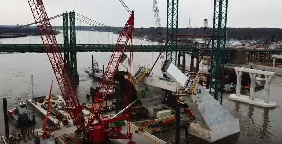 I-74 Bridge Update by Drone: The Arches Are Going Up