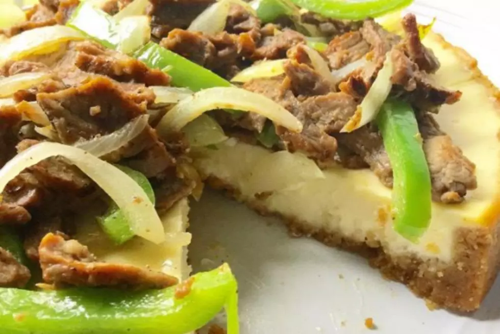 Someone Actually Made a Philly Cheesesteak Cheesecake