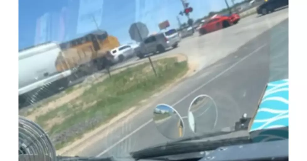 Train Slams Into a Police Car, Officer Miraculously Survives