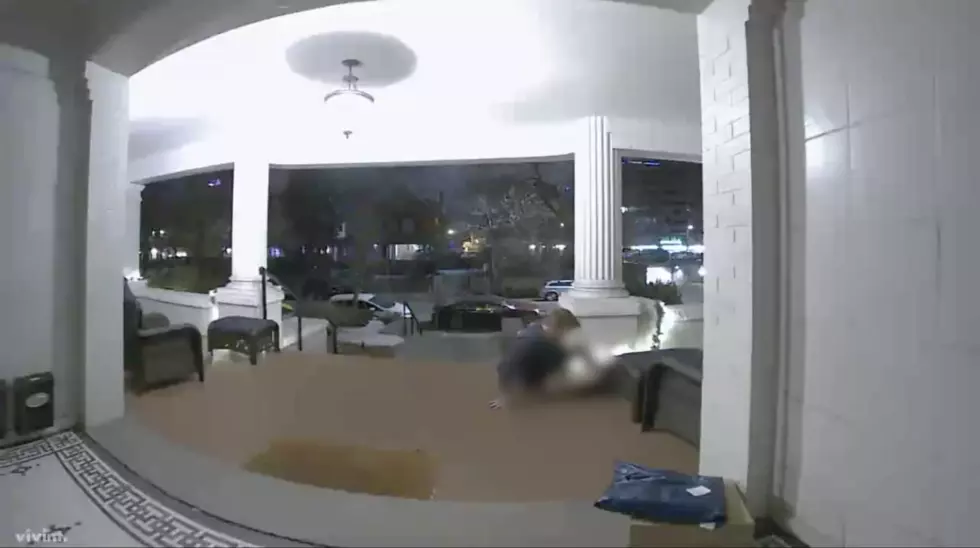 Drunk Man Caught on Doorbell Camera Leaving &#8216;Package&#8217; on Porch