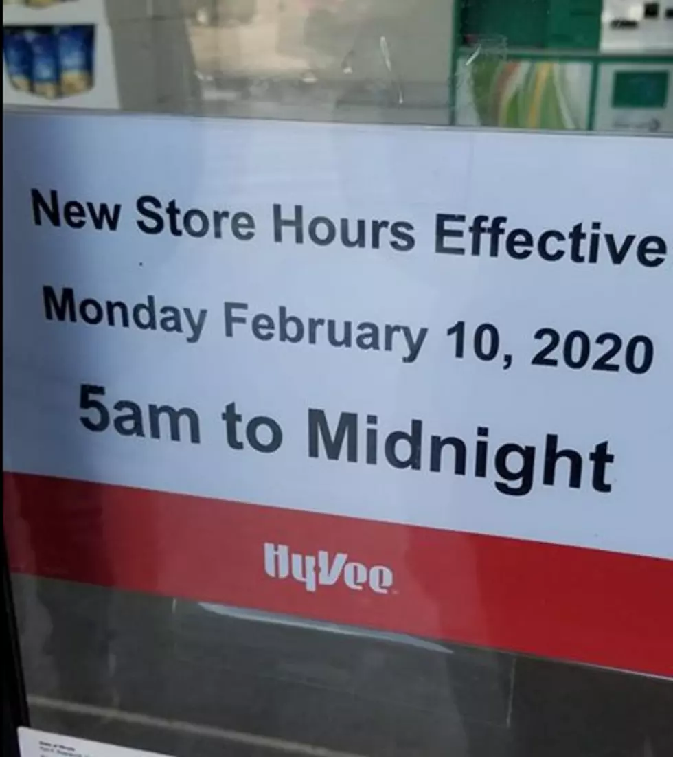 Hy-Vee Stores in the QC No Longer Open 24 Hours