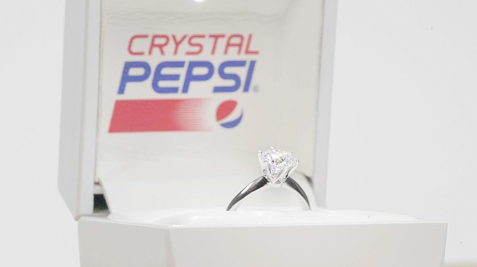 Pepsi Is Giving Away a $3,000 Engagement Ring With a Diamond Made Out of Crystal Pepsi