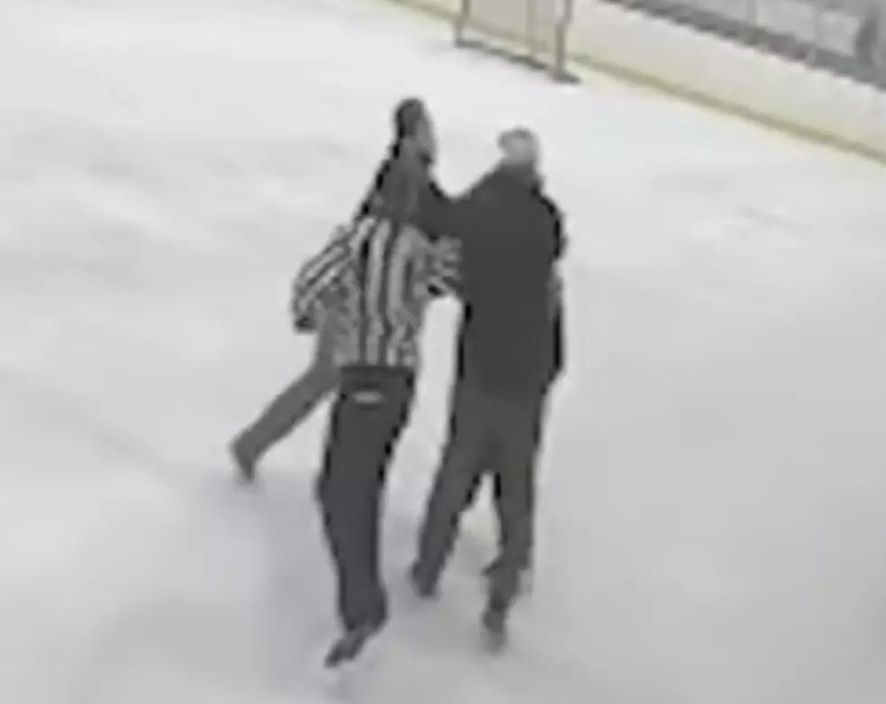 Fight Between Youth Hockey Coach and Referee