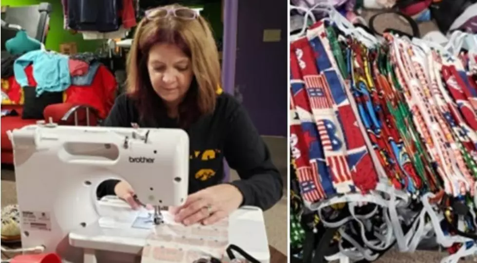 Local Woman Stitching Masks to Donate to Healthcare Workers