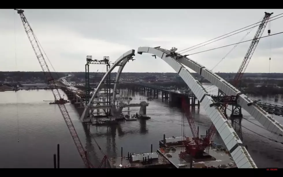 New Drone Footage of I-74 Bridge Construction
