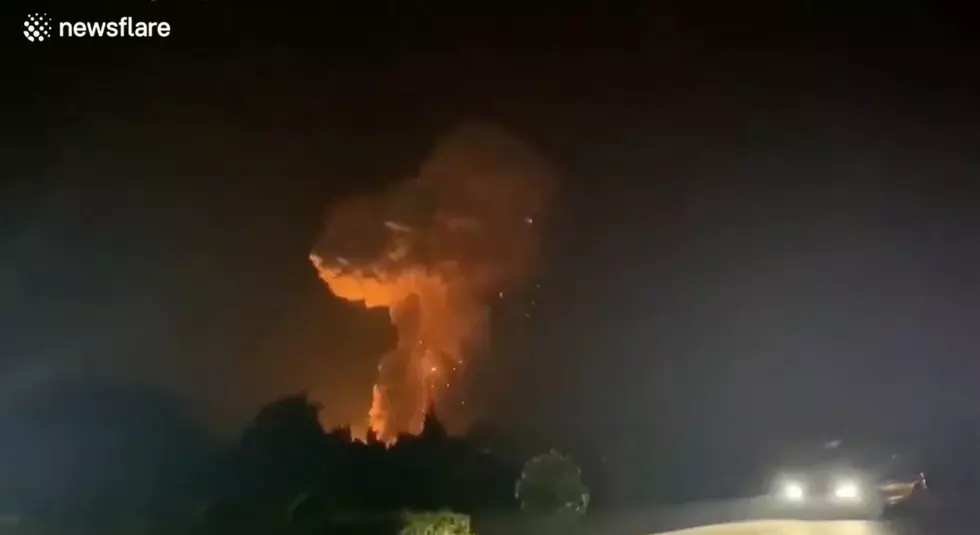 Fireworks Factory Explosion Caught on Video
