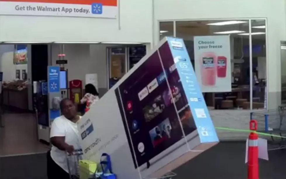 Florida Woman Caught Trying to Steal Massive TV From Walmart