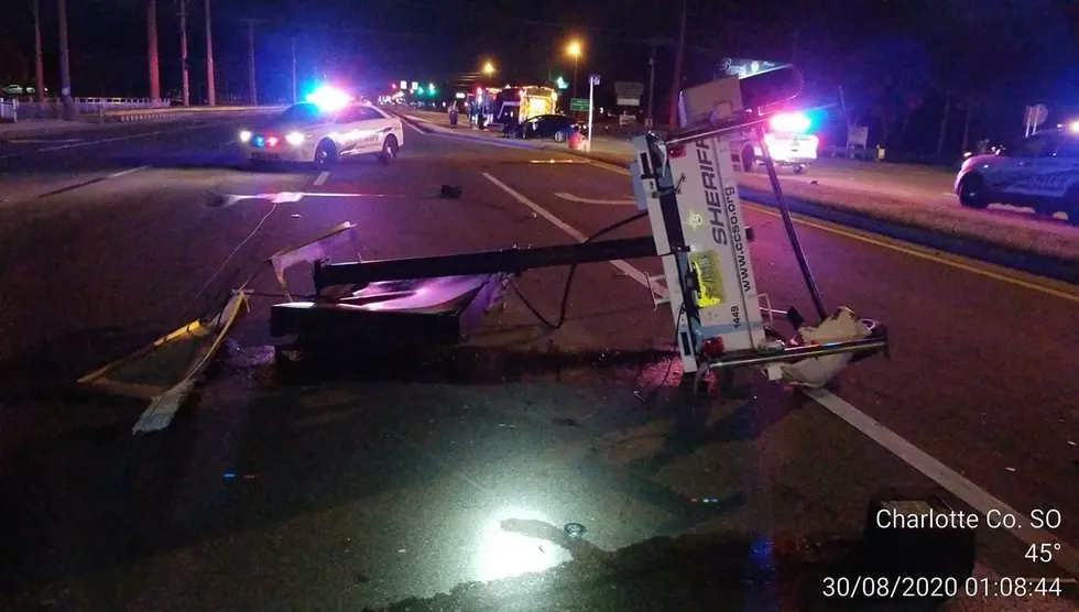 Drunk Driver Crashes into &#8220;Drive Sober or Get Pulled Over&#8221; Sign