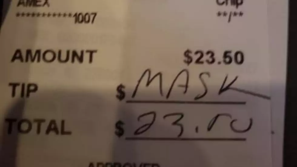 Waitress Asks Restaurant Patrons to Wear Mask, So They Write &#8216;MASK&#8217; On Tip Line