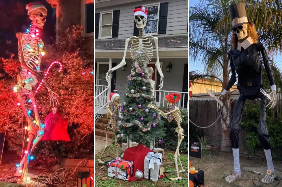 Huge Home Depot Skeletons Being Turned Into Thanksgiving, Christmas Decorations