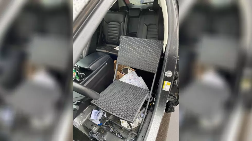 Driver Pulled Over Using Lawn Chairs As Driver&#8217;s Seat