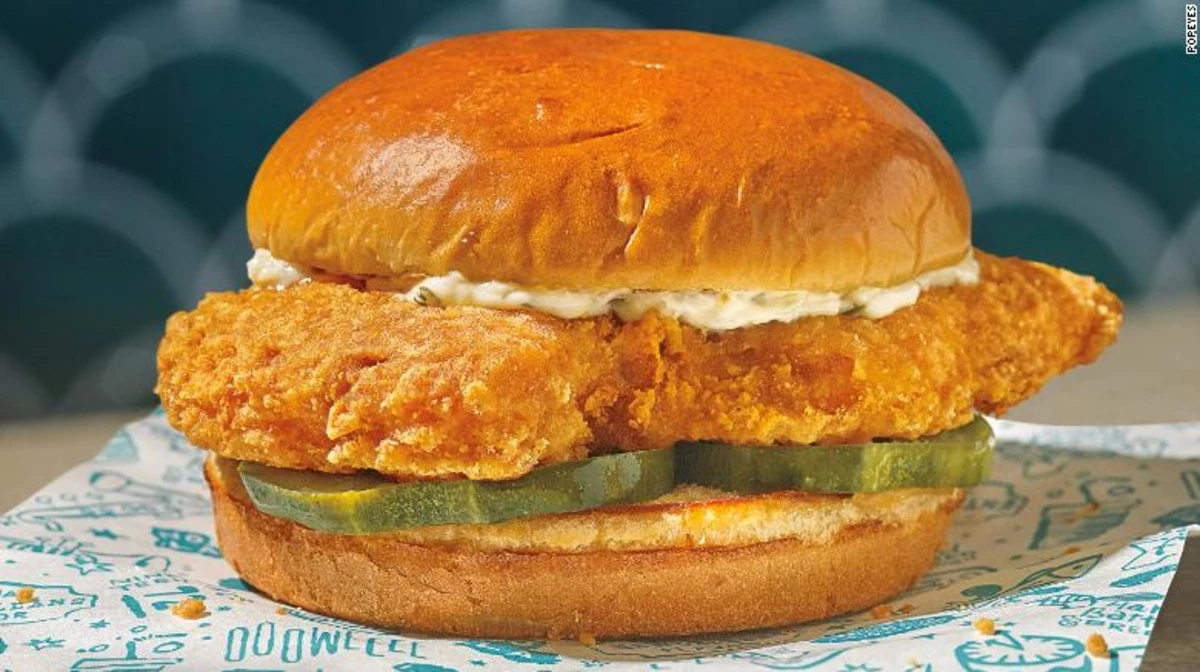 Popeye’s Unveils New Fish Sandwich, Available Starting Today