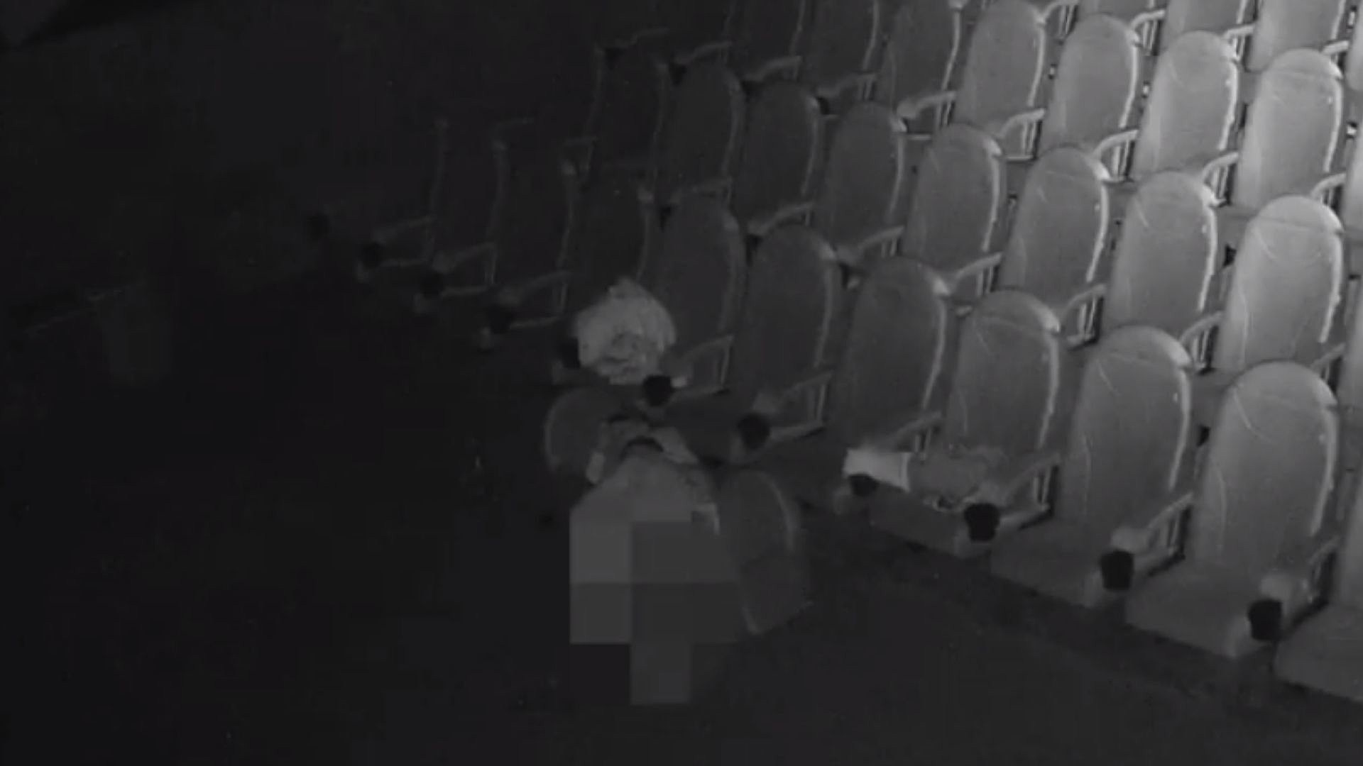 Couple Caught on Camera Having Steamy Night in Closed Theater pic