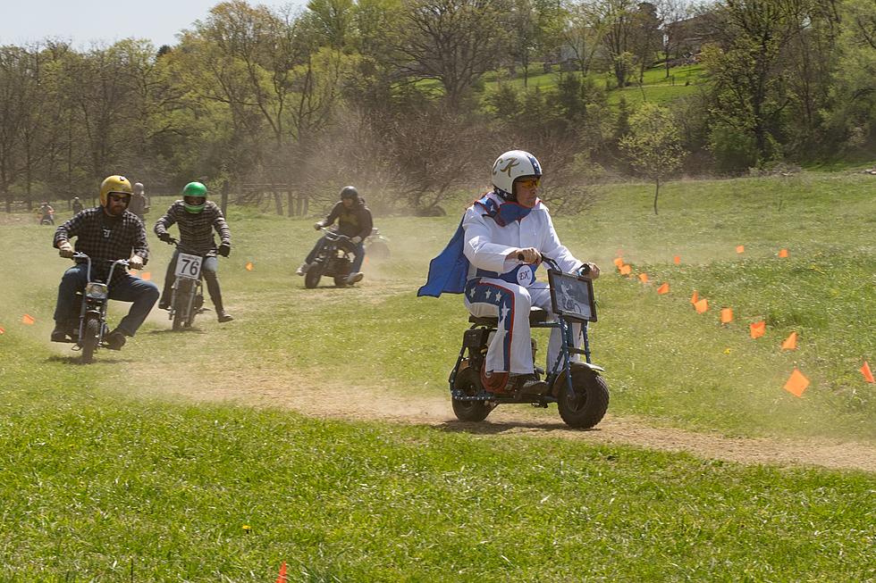 Dwyer Tried His Best in the Mini Bike Races