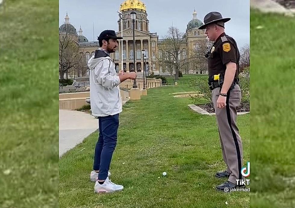 Man Hits Golf Ball in Every State, Iowa Stop Involves Police