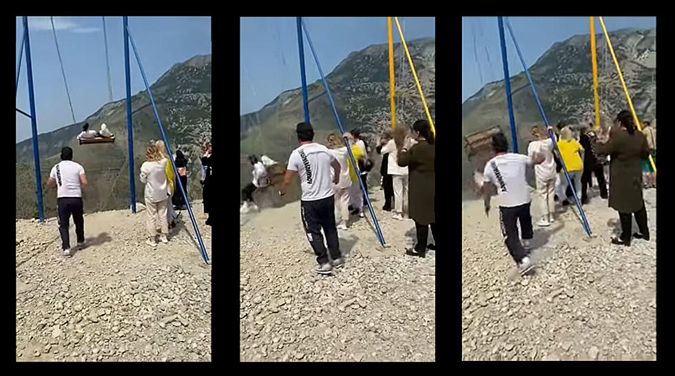 Swing Breaks Over 6,500 ft Canyon [vid]