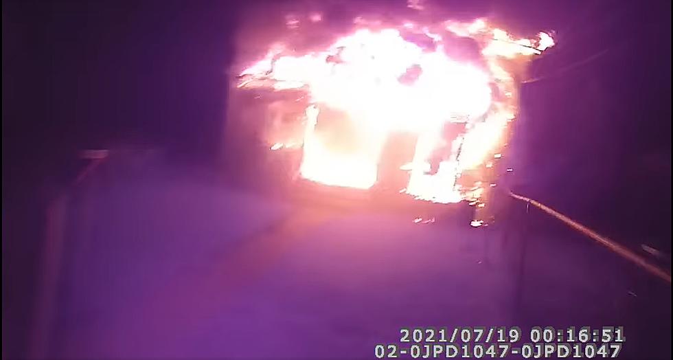 Bodycam Shows Police Officer Saving Family From House Fire