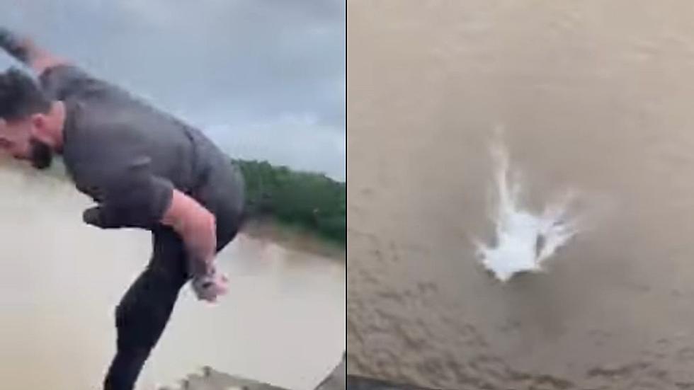 Man Stuck In Traffic Jumps Off Bridge To Be Funny, Has To Be Rescued