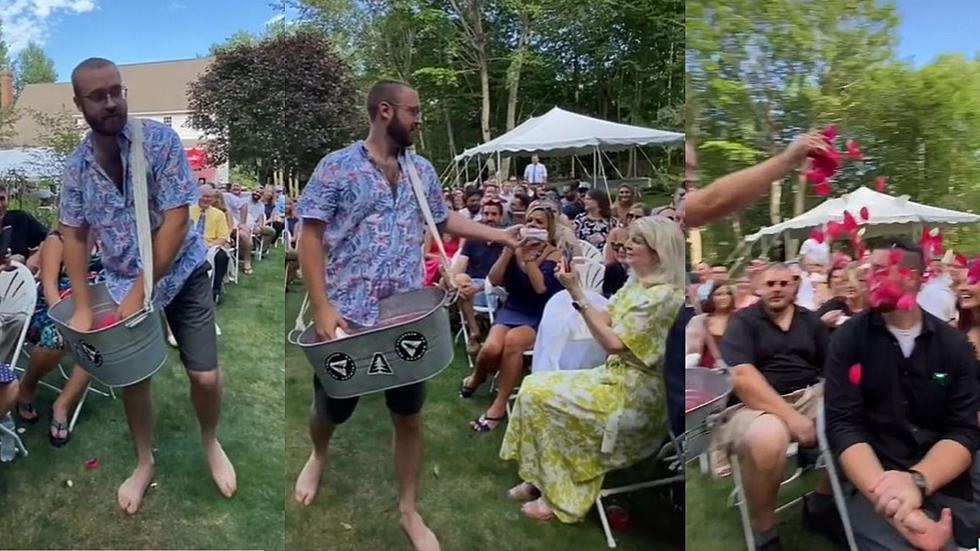 Couple Uses &#8216;Beer Boy&#8217; Instead of Flower Girl At Wedding