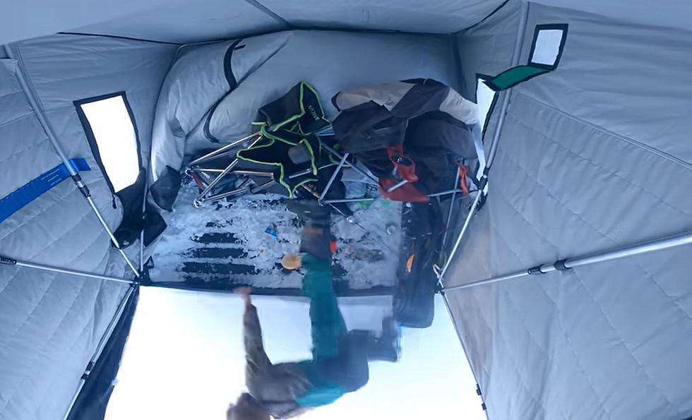 Why You Should ALWAYS Make Sure The Snowmobile is Unhooked From The Tent