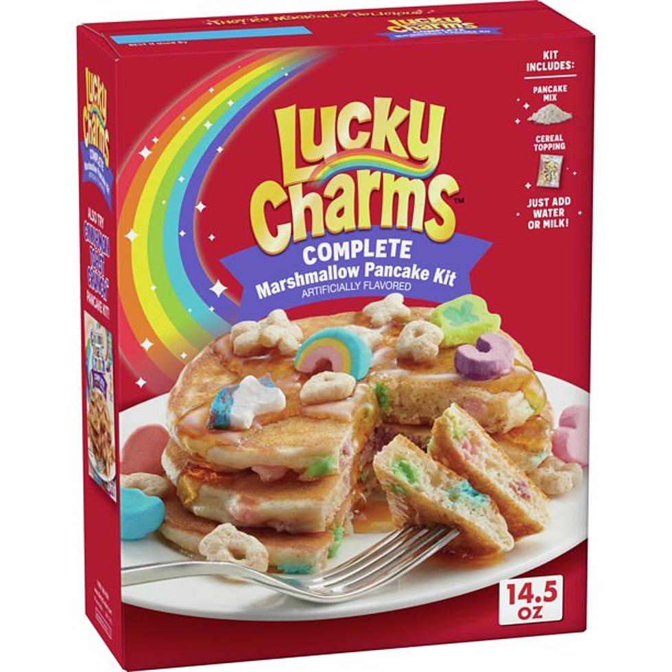 Magically Delicious Pancakes! New Lucky Charms Pancake Mix