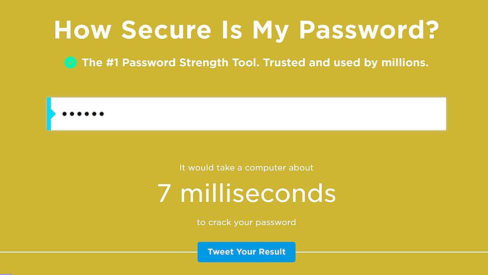 How Secure is Your Password? (From A Trusted Website)