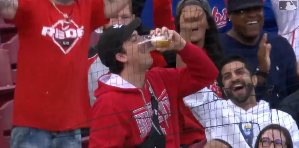Foul Ball Ends Up In Fan’s Beer, So Naturally He Slams It