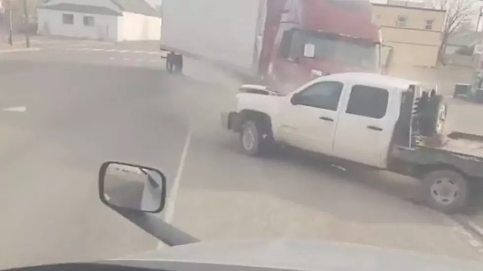 Angry Semi Driver Goes on Rampage in Small Town, Rams His Truck Into Cars