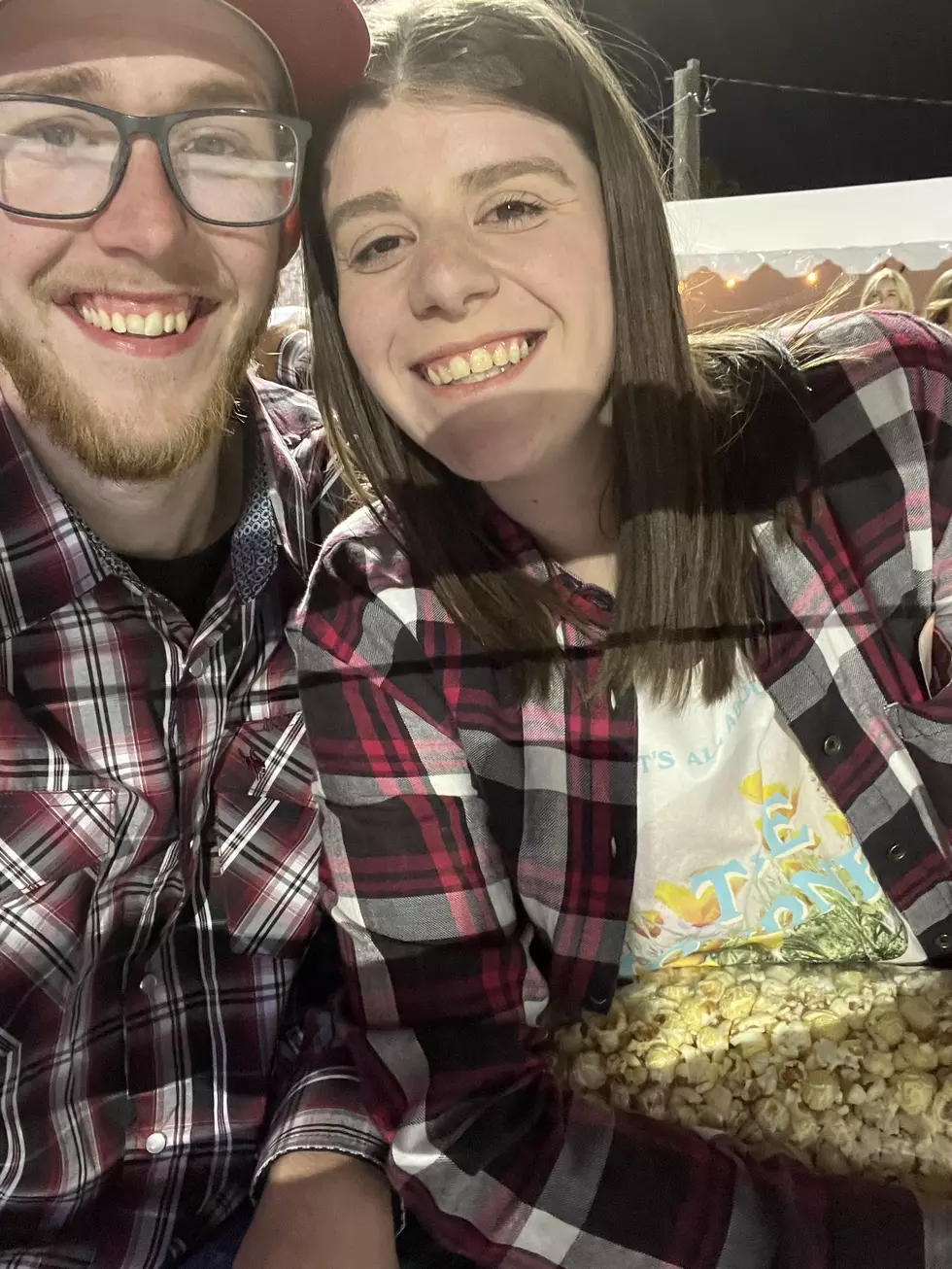Paige King and her boyfriend.