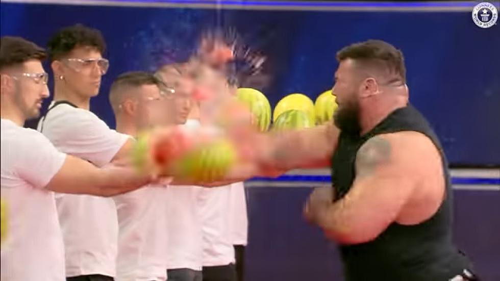 Man Breaks Guinness Record For “Most Watermelons Smashed With An Open Hand”