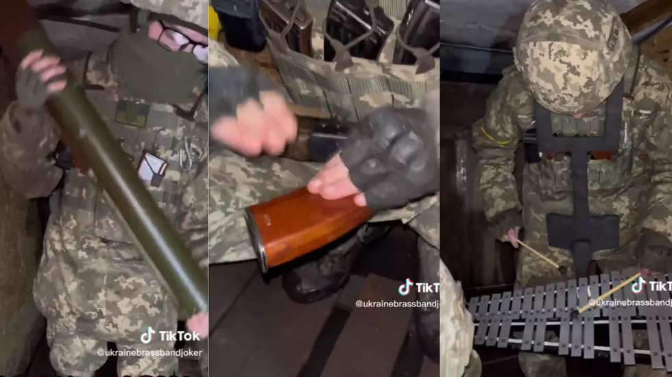 Ukrainian Soldiers Hold Jam Sessions To Pass Time In The Field