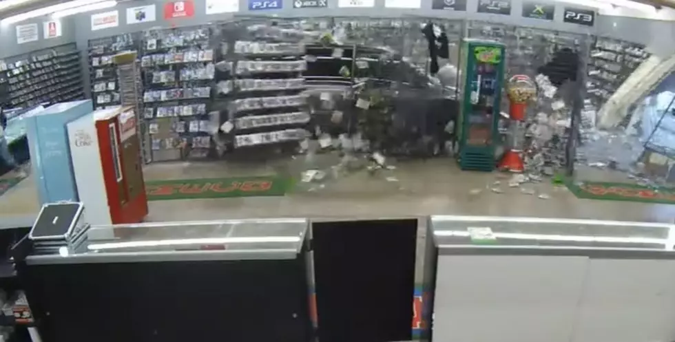 WATCH: Van Drives Halfway Through A Video Game Store