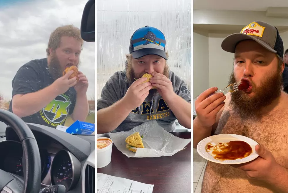 The food looks yummy and so does he.