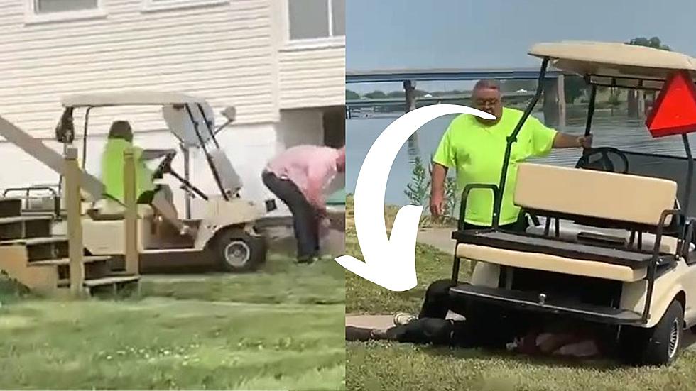 UPDATE: Rock Throwing Man Stopped By ‘Golf Cart Guy’ ID’d