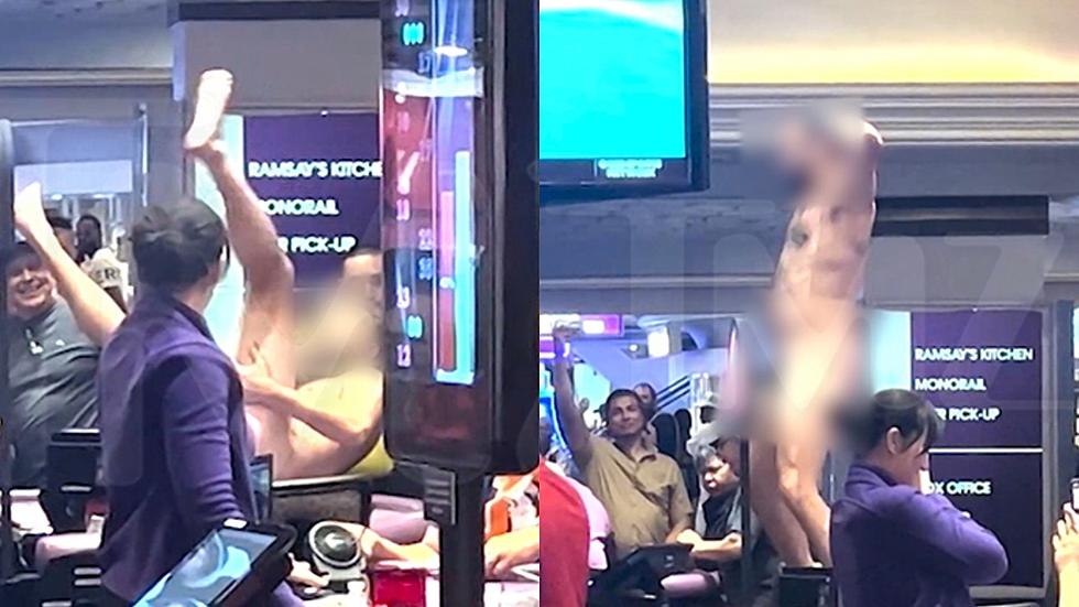 Vegas Streaker Arrested After Jumping Naked On Poker Table