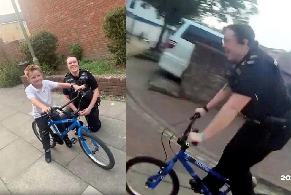 Hampshire Police Officer Borrows Boy’s Bike To Chase Burglary Suspect
