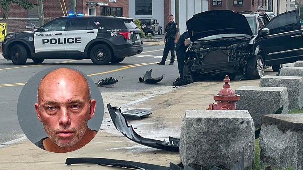 Suspect in Police Chase Crashes Car Into Police Station