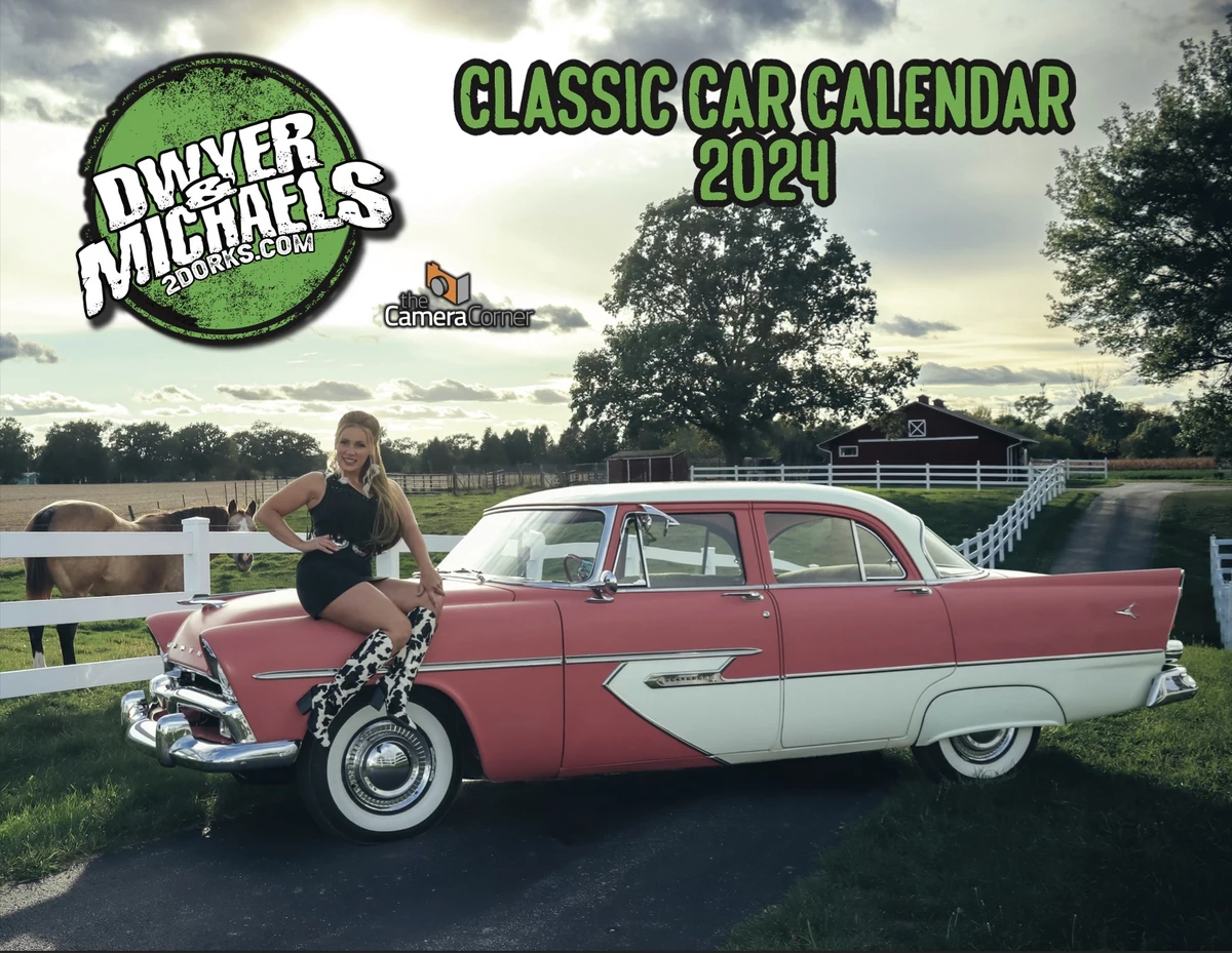2024 Dwyer & Michaels Classic Car Calendar Available Black Friday